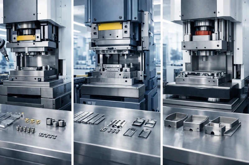 Servo, mechanical and hydraulic stamping presses used for medical component manufacturing